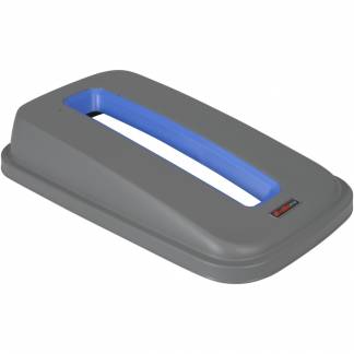 L&Atilde;&yen;g, Rotho Selecto, 49x29x9cm, gr&Atilde;&yen;, bl&Atilde;&yen; til papir