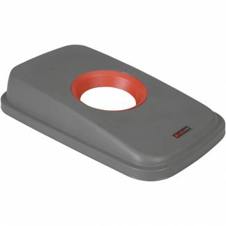 L&Atilde;&yen;g, Rotho Selecto, 49x29x9cm, gr&Atilde;&yen;, med r&Atilde;&cedil;d rund &Atilde;&yen;bning