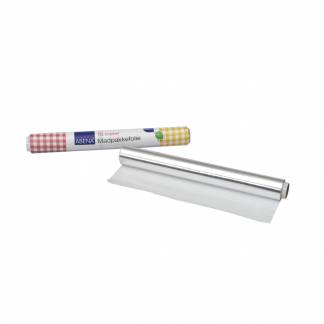 Madpakkefolie, ABENA, 10m x 29,3cm, s&oslash;lv, aluminium/papir, i PE-folie