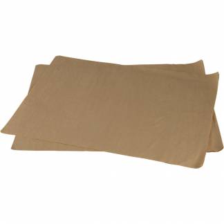 Burgerpapir, Rul-let, 60x45cm, ubleget, papir/virgin, 500 ark, uden tryk *Denne vare tages ikke retur*