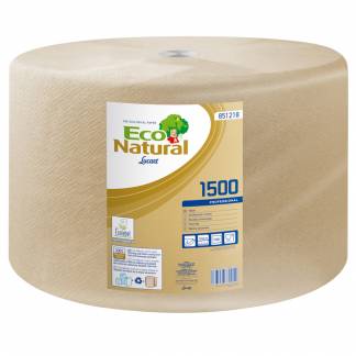 V&Atilde;&brvbar;rkstedsrulle, Lucart T3 Natural, 2-lags, 510m x 25cm, &Atilde;&tilde;38cm, natur, 100% genbrugspapir