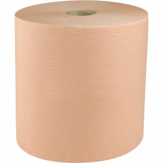 V&Atilde;&brvbar;rkstedsrulle, ABENA Care-Ness Classic, 1-lags, 780m x 32cm, &Atilde;&tilde;32,5cm, brun, 100% genbrugspapir