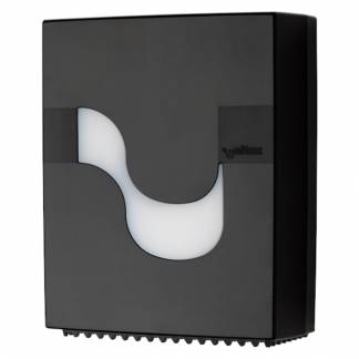 Dispenser, Megamini, Mini, 11,5x23,5x29,5cm, sort, plast, til mini jumboruller