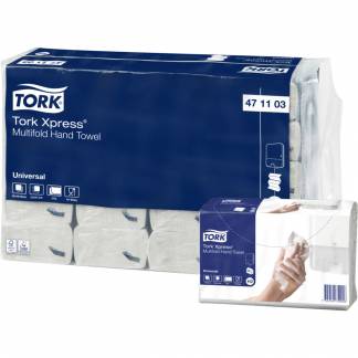 H&Atilde;&yen;ndkl&Atilde;&brvbar;deark, Tork H2 Universal, 2-lags, Z-fold, 23,4x21,3cm, 8 cm, natur, 100% genbrugspapir