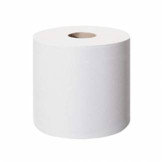 Toiletpapir, Tork T9 Advanced, 2-lags, Mini, 111,6m x 13,4cm, &Atilde;&tilde;14,9cm, hvid, 100% genbrugspapir