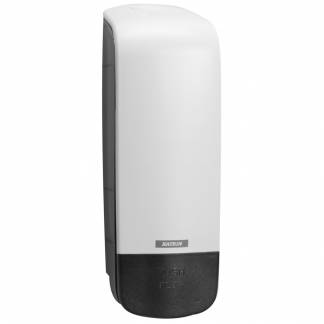 Dispenser, Katrin, 13x10x29,1cm, 1000 ml, hvid, plast, til s&Atilde;&brvbar;be, 1000 ml