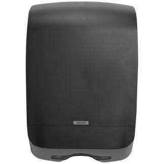 Dispenser, Katrin, Midi, 14,6x30,1x45cm, sort, plast, til h&Atilde;&yen;ndkl&Atilde;&brvbar;deark maks dybde 10,2 cm og maks bredde 24 cm