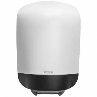 Dispenser, Katrin, Midi, 24x26,3x40,3cm, hvid, plast, til h&Atilde;&yen;ndkl&Atilde;&brvbar;deruller med centertr&Atilde;&brvbar;k