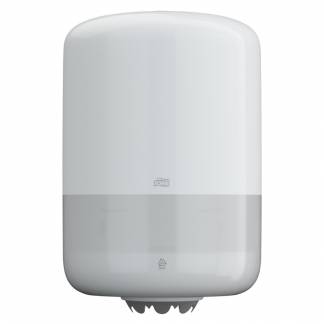 Dispenser, Tork M2, Midi, 22,7x23,9x36cm, hvid, plast, til midi h&Atilde;&yen;ndkl&Atilde;&brvbar;deruller med centertr&Atilde;&brvbar;k