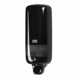 Dispenser, Tork S1, 11,4x11,2x29,6cm, 1000 ml, sort, plast, til refill