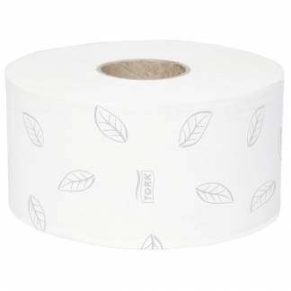 Jumborulle, Tork T2 Advanced, 2-lags, Mini, 170m x 9,4cm, &Atilde;&tilde;18,8cm, hvid, 100% genbrugspapir