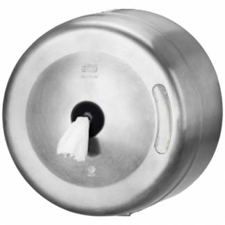 Dispenser, Tork T8, 28,3x17,8x27,8cm, gr&Atilde;&yen;, rustfrit st&Atilde;&yen;l, til toiletpapir *Denne vare tages ikke retur*