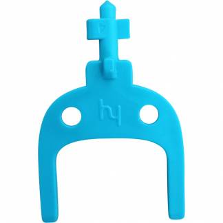 N&oslash;gle, bl&aring;, plast, til Eco Line dispenser, 5 stk.