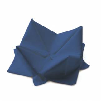 Middagsserviet, Duni, 3-lags, 1/4 fold, 40x40cm, m&Atilde;&cedil;rkebl&Atilde;&yen;, nyfiber *Denne vare tages ikke retur*