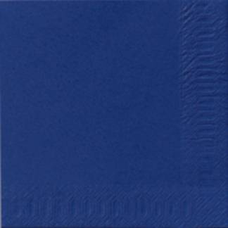 Frokostserviet, Duni, 2-lags, 1/4 fold, 33x33cm, m&Atilde;&cedil;rkebl&Atilde;&yen;, nyfiber *Denne vare tages ikke retur*