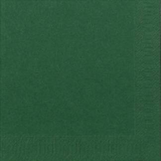 Frokostserviet, Duni, 3-lags, 1/4 fold, 33x33cm, m&Atilde;&cedil;rkegr&Atilde;&cedil;n, nyfiber *Denne vare tages ikke retur*