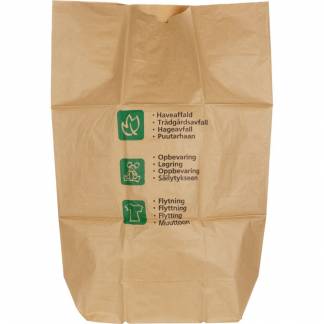 Papirs&aelig;k, Robus, 2-lags, 110 l, brun, papir, 70x95+25cm, v&aring;dst&aelig;rk, med tryk