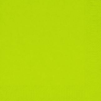 Frokostserviet, Duni, 2-lags, 1/4 fold, 33x33cm, kiwi, nyfiber *Denne vare tages ikke retur*
