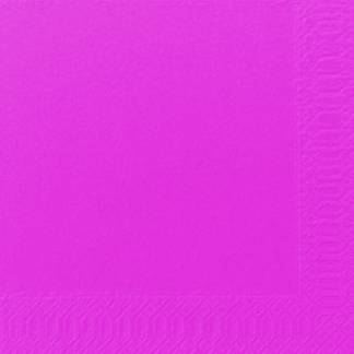 Frokostserviet, Duni, 2-lags, 1/4 fold, 33x33cm, fuchsia, nyfiber *Denne vare tages ikke retur*