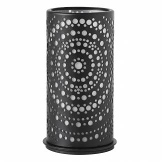 Lysestage, Duni Billy, 14cm, &Atilde;&tilde;7,5cm, sort, metal *Denne vare tages ikke retur*