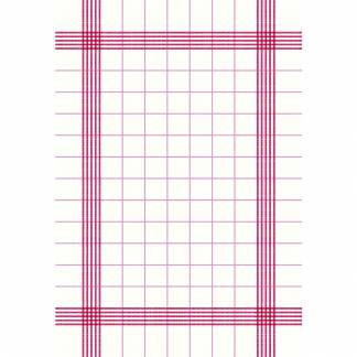 Middagsserviet, Towel, 54x38cm, r&Atilde;&cedil;d, airlaid, ternet *Denne vare tages ikke retur*