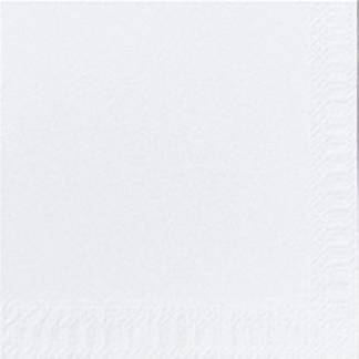 Kaffeserviet, Duni, 3-lags, 1/4 fold, 24x24cm, hvid, nyfiber *Denne vare tages ikke retur*