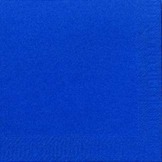 Kaffeserviet, Duni, 3-lags, 1/4 fold, 24x24cm, m&Atilde;&cedil;rkebl&Atilde;&yen;, nyfiber *Denne vare tages ikke retur*