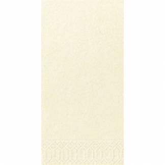 Frokostserviet, Duni, 3-lags, 1/8 fold, 33x33cm, buttermilk, nyfiber *Denne vare tages ikke retur*