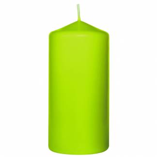 Bloklys, Duni, 10cm, &Atilde;&tilde;5cm, kiwi, 20 timer, paraffin *Denne vare tages ikke retur*