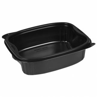 Plastbakke, 19x15,5x5,2cm, 900 ml, 90 cl, sort, PP