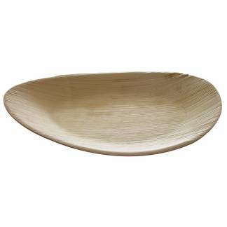 Milj&Atilde;&cedil;tallerken, Hampi, 31x18x3cm, natur, palmeblad, bionedbrydelig