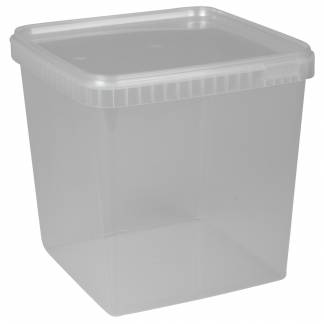 Condi b&Atilde;&cedil;tte, 19,2x19,2x19,1cm, 5000 ml, klar, PP, 1-rums