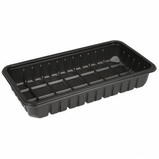 K&Atilde;&cedil;dbakke, 27,3x14,6x4,3cm, 1250 ml, 1265 ml, sort, PP, 1-rums