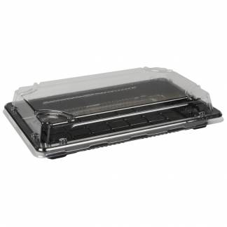 Sushibakke og l&Atilde;&yen;g, ABENA, 7, 22x13,5x5cm, sort, PS