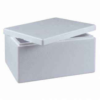 Termokasse, ABENA Cater-Line, 59,5x39,5x22,5cm, 30 l, hvid, EPS, med l&Atilde;&yen;g, 1/1 GN