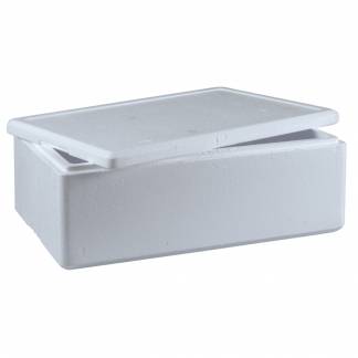Termokasse, ABENA Cater-Line, 30x40x21cm, 12 l, hvid, EPS, med l&Atilde;&yen;g