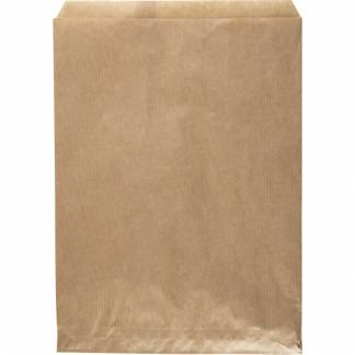 Br&Atilde;&cedil;dpose, 28x21cm, 40 g/m2, brun, papir, uden rude, engangs
