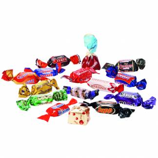 Chokolade, Twist, bulk pack, 5 kg, ca. 71 stk. *Denne vare tages ikke retur*