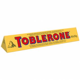 Chokolade, Toblerone XL, 48 x 35 g *Denne vare tages ikke retur*