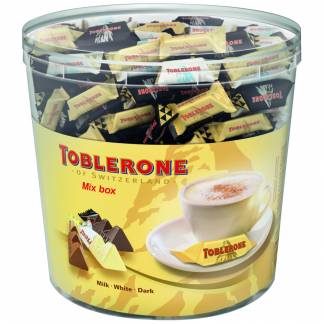 Chokolade, Toblerone Tiny mix, cylinder *Denne vare tages ikke retur*