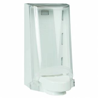 Dispenser, Sterisol, 700 ml, hvid, med transparent kappe *Denne vare tages ikke retur*