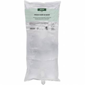 H&Atilde;&yen;r og bodyshampoo, Plum Fresh, 1000 ml, uden farve, med parfume