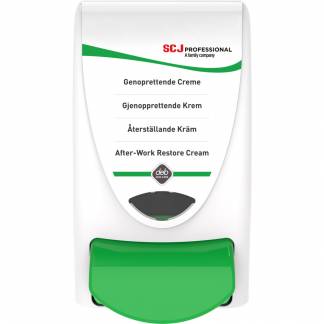 Dispenser, SCJ Professional Restore, 1000 ml, hvid, manuel, med gr&Atilde;&cedil;n knap,1,0 ml pr. dosering