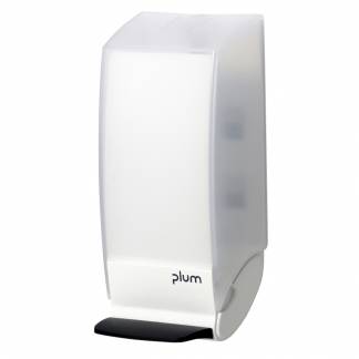 Tr&Atilde;&yen;ddispenser, Plum Combiplum, 500 ml, hvid, med hvid kappe *Denne vare tages ikke retur*