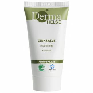 Zinksalve, Derma Helse, 25 ml, uden parfume, 20% zink