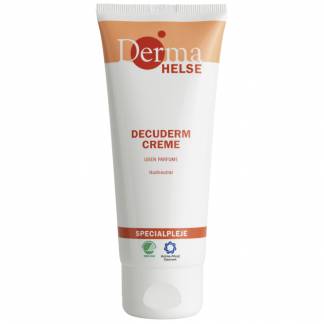 Hudcreme, Derma Helse Decuderm, 100 ml, uden farve og parfume, 27% fedt