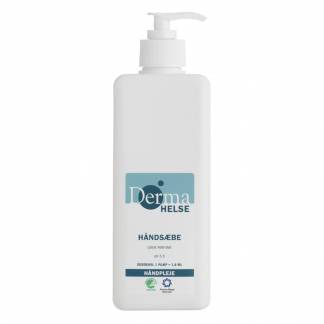 H&Atilde;&yen;nds&Atilde;&brvbar;be, Derma Helse, 570 ml, uden farve og parfume, med pumpe
