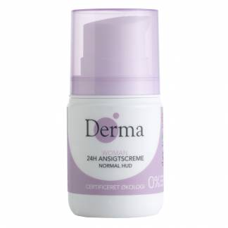 24h Ansigtscreme, Derma Eco Woman, 50 ml, uden farve og parfume *Denne vare tages ikke retur*