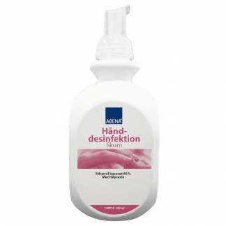 H&Atilde;&yen;nddesinfektionsskum, ABENA, 500 ml, flaske med pumpe