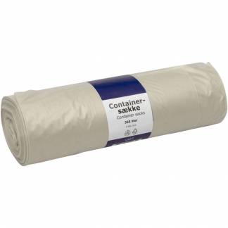 Containers&aelig;k, 350 l, klar, LDPE/genanvendt, 146x160cm